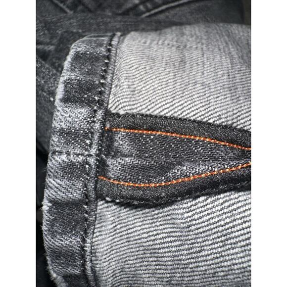 Diesel Jeans Mens 32x32 Black Denim D-Fining Italian Selvedged Button Repairable - Picture 16 of 16